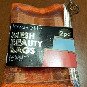 Mesh 2 Pack Beauty Bags/ BUNDLE ONLY